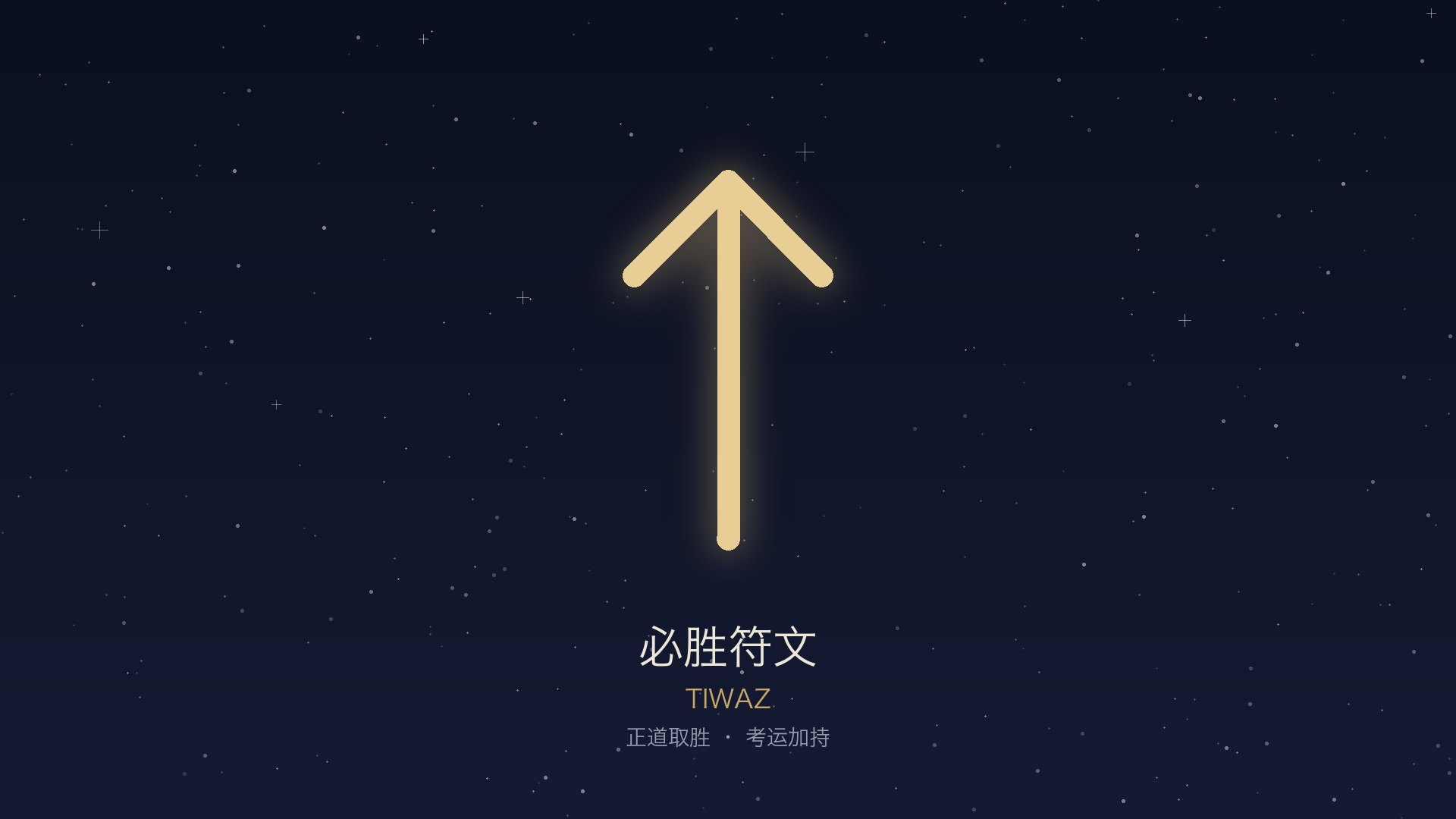 必胜 · Tiwaz